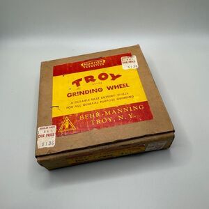 Vintage Troy grinding‎ wheel